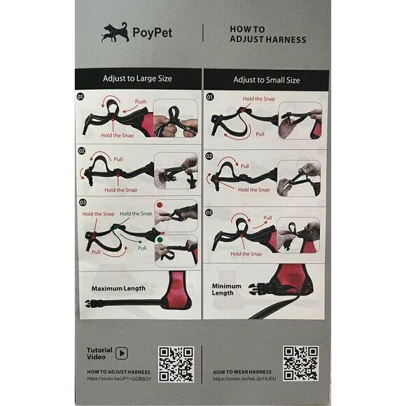 NWOT PoyPet dog harness - Picture 7 of 8